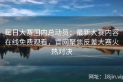 每日大赛国内总动员：最新大赛内容在线免费观看，官网聚焦反差大赛火热对决