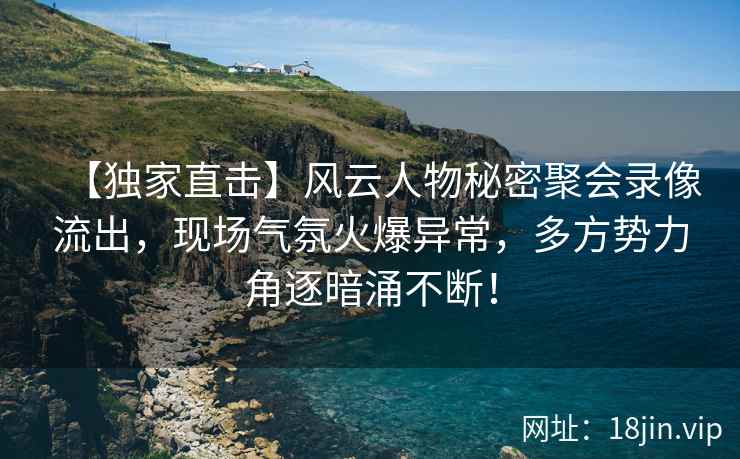 【独家直击】风云人物秘密聚会录像流出，现场气氛火爆异常，多方势力角逐暗涌不断！