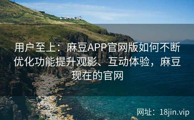 用户至上：麻豆APP官网版如何不断优化功能提升观影、互动体验，麻豆现在的官网